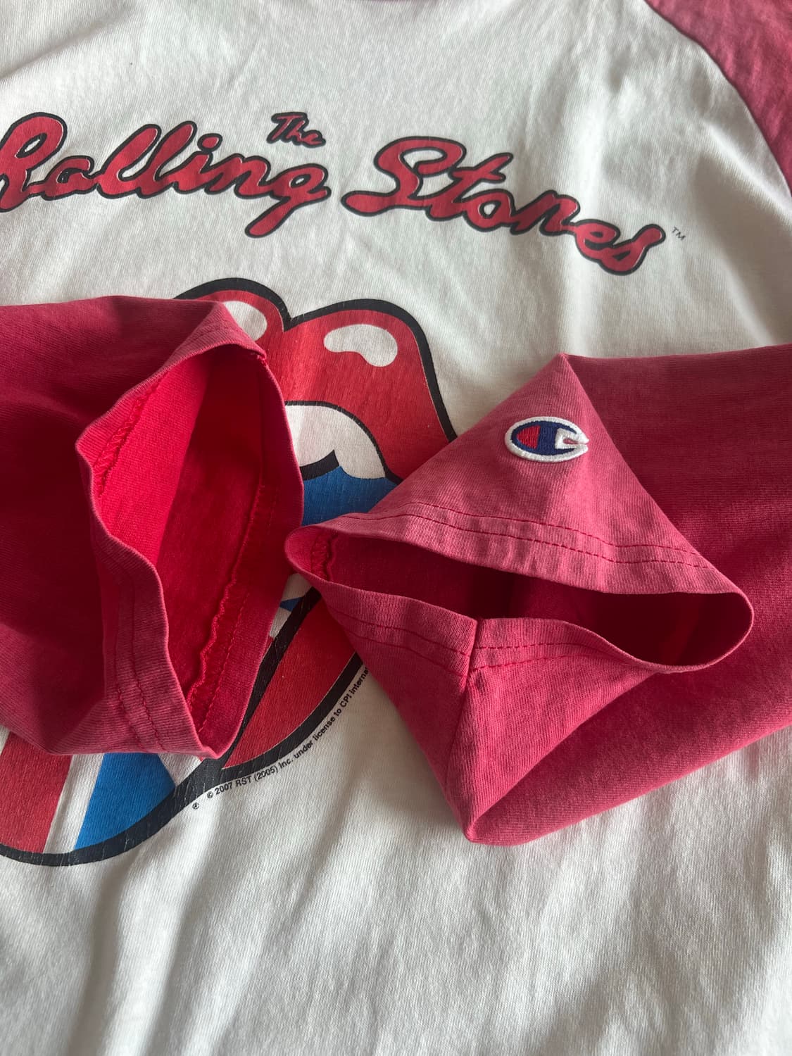 챔피온 롤링스톤즈 7부 티셔츠 L 상품이미지4