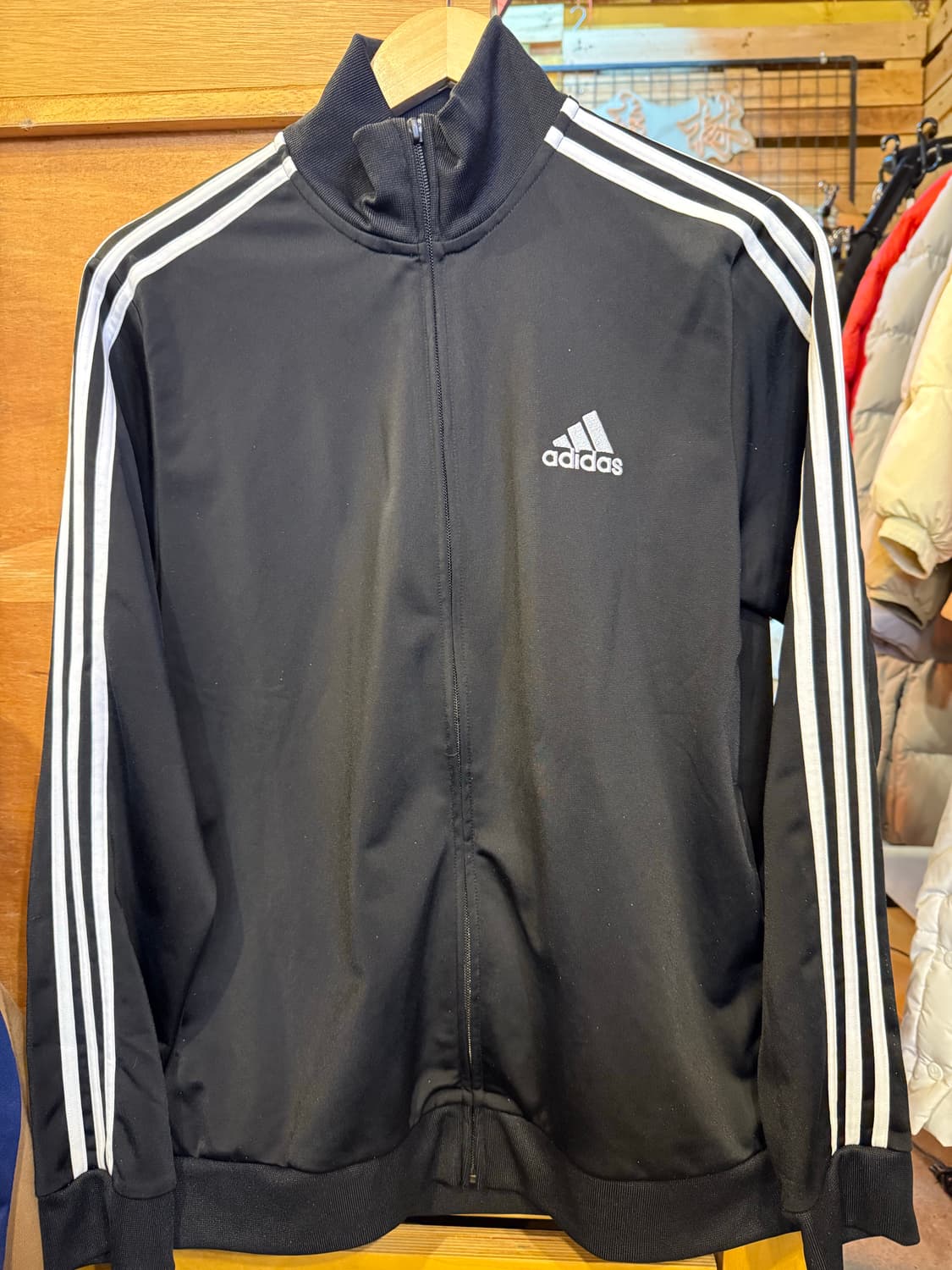 아디다스 삼선 블랙 져지 상품이미지1