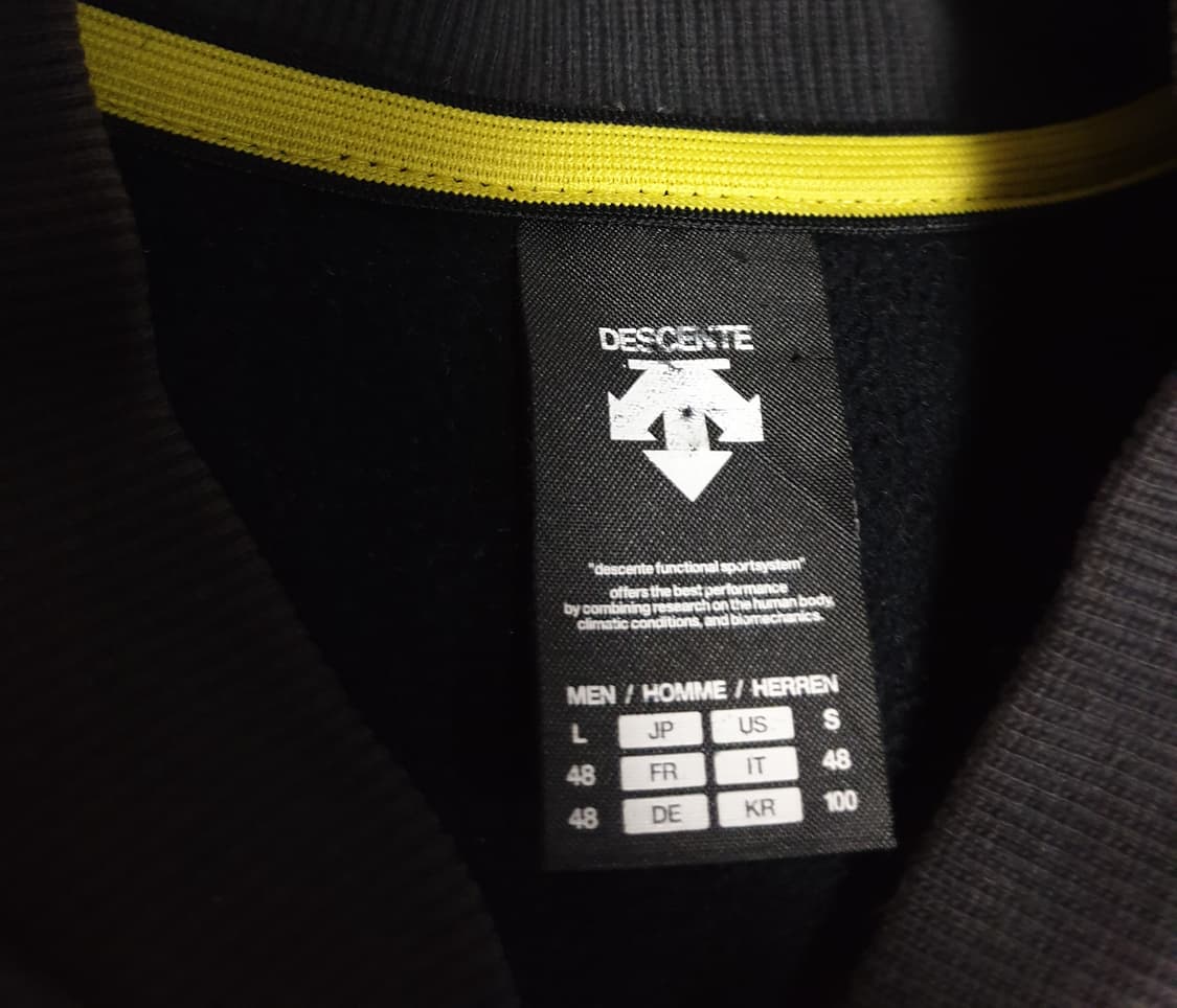 데상트 캐나다 스키 크로스 카모 플리스 블루종 자켓 (L) 상품이미지4