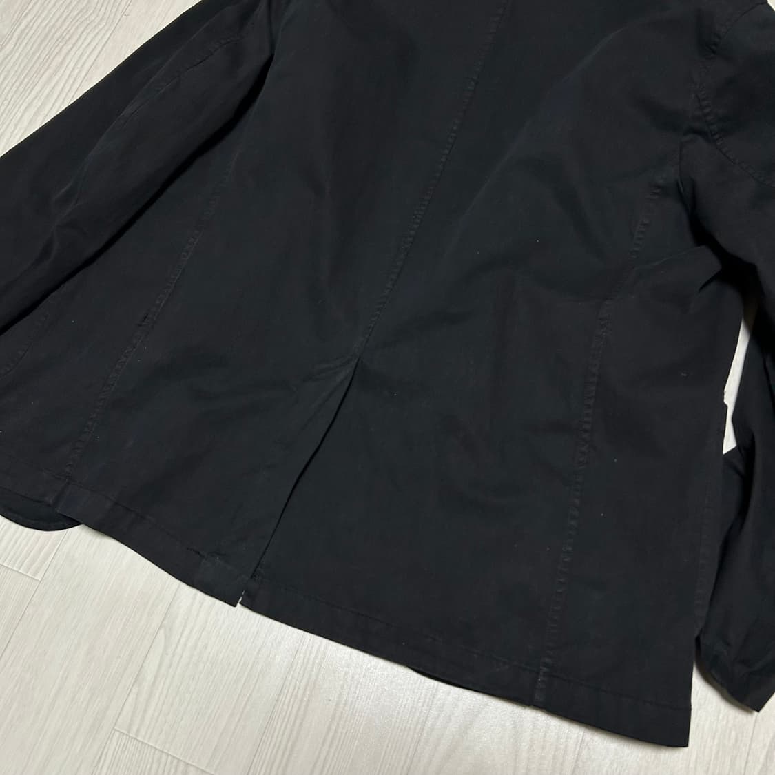 [XL] 무신사스탠다드 워시드 스포츠자켓 블랙 상품이미지4