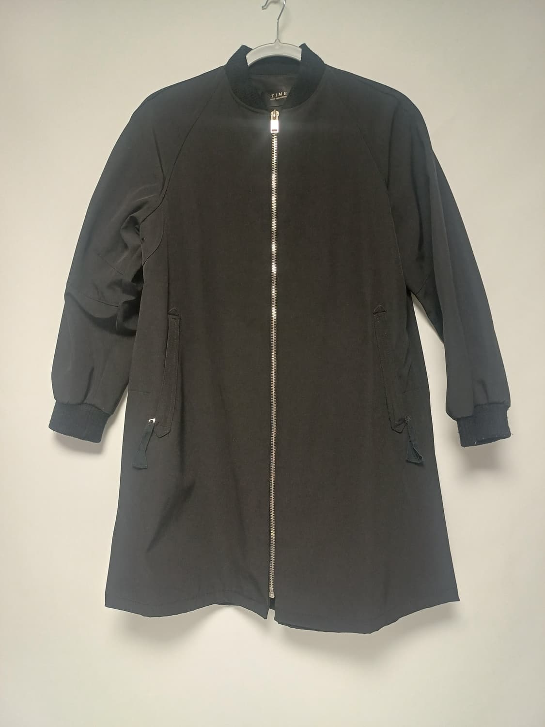 [TIME] 타임 포스트모던 롱 봄버 자켓 (오렌지 파이핑 디테일)/여성 상품이미지1