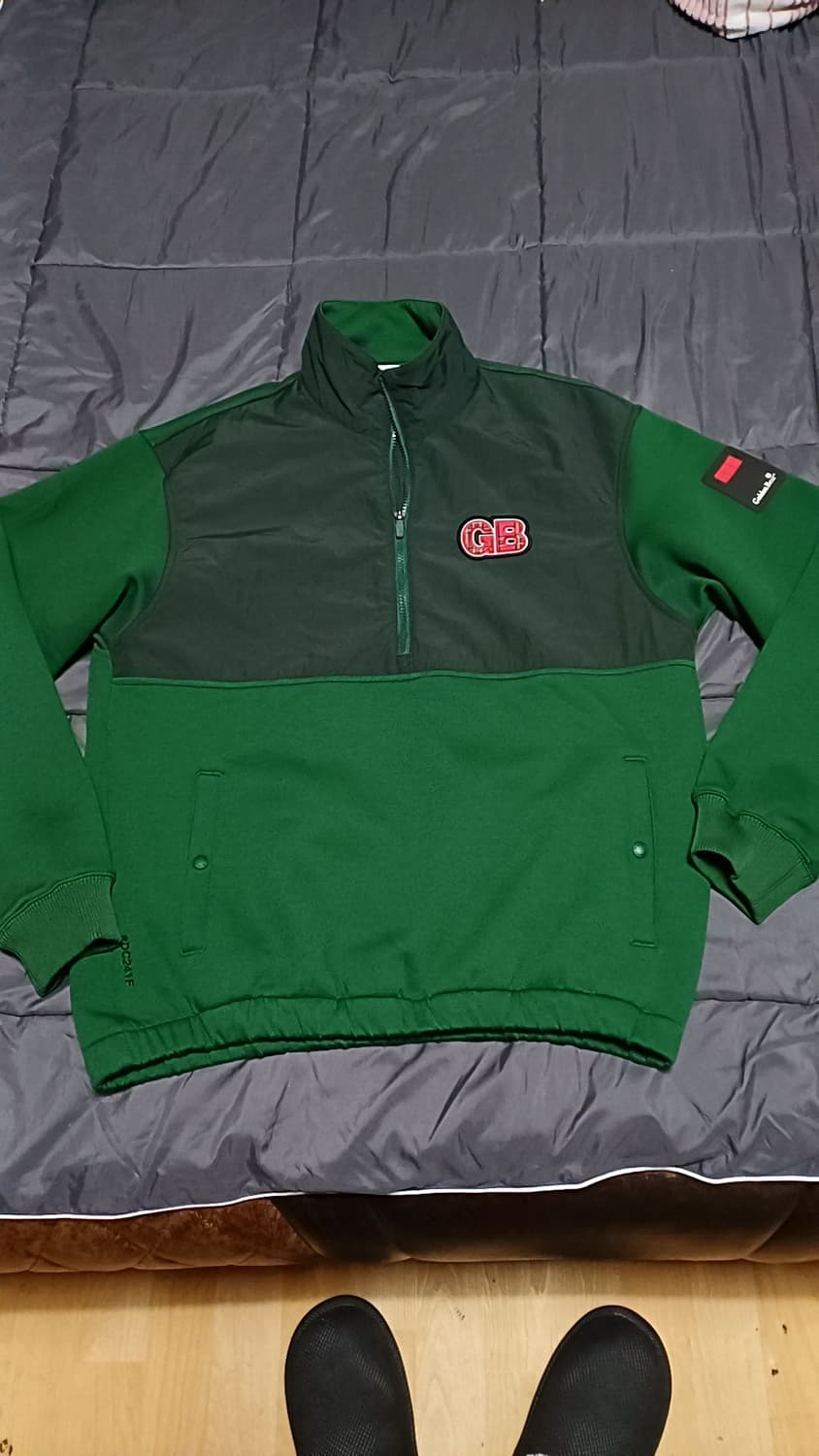 골든베어 반집업 골프저지 실측110 가슴60 기장73 상품이미지1