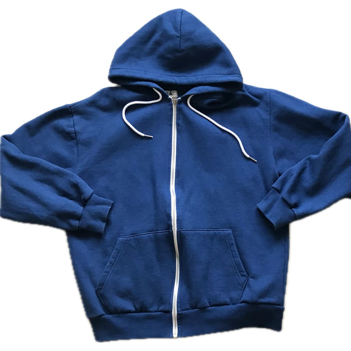 기모 후드집업 블루 상품이미지2
