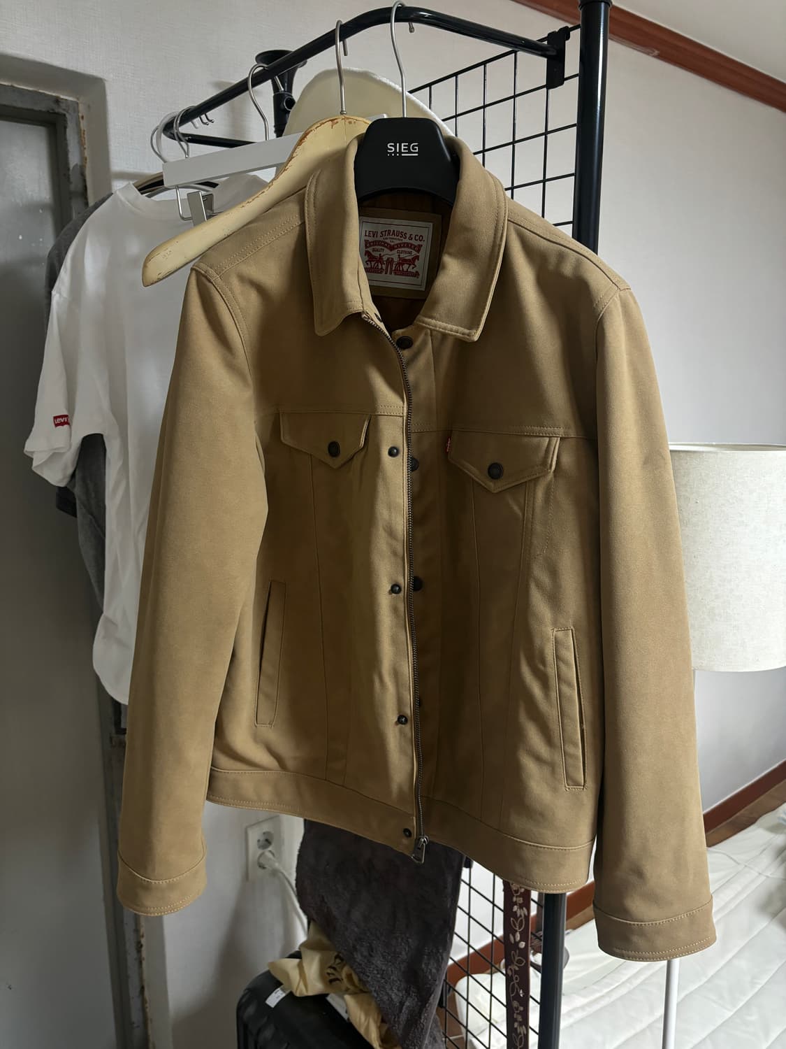 리바이스 fow cow suede 트러커자켓 L 상품이미지1