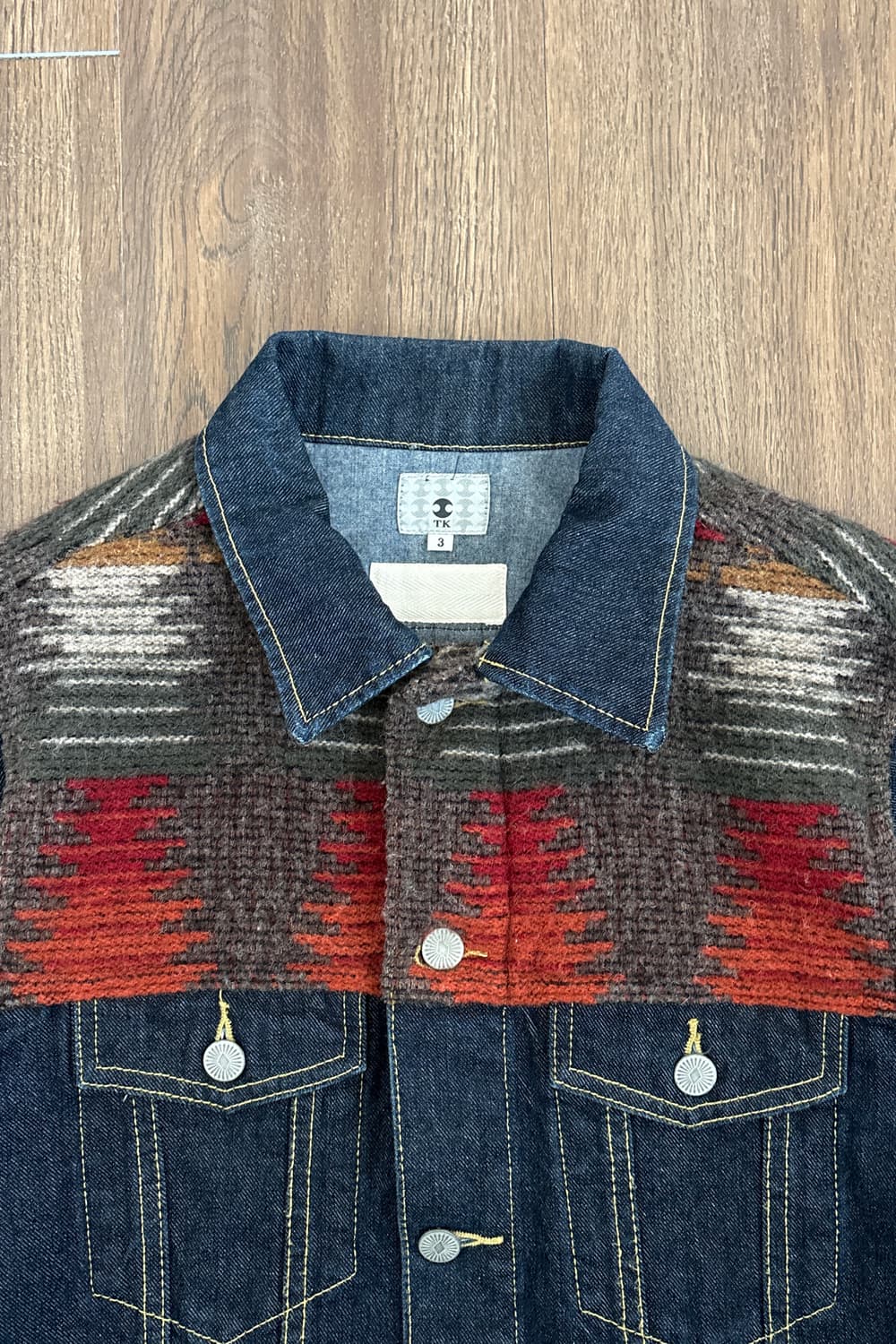 TakeoKikuchi NativePattern Denim Jacket 상품이미지5