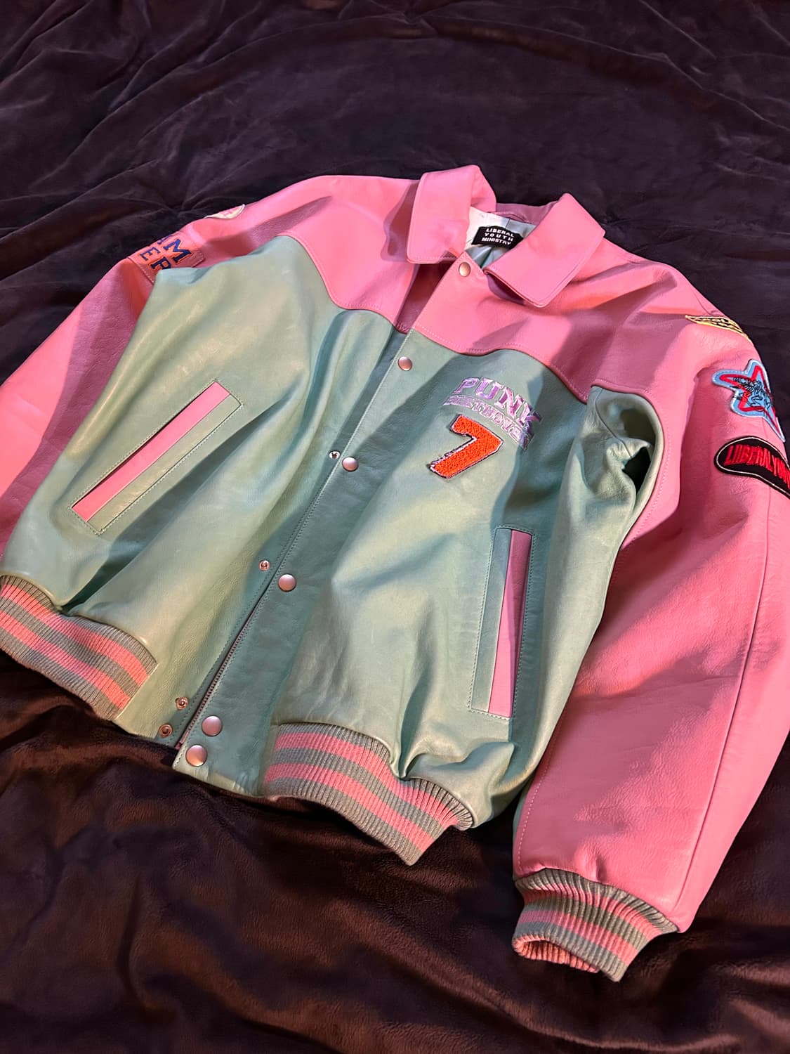 Liberal youth Ministry Varsity jacket 상품이미지5