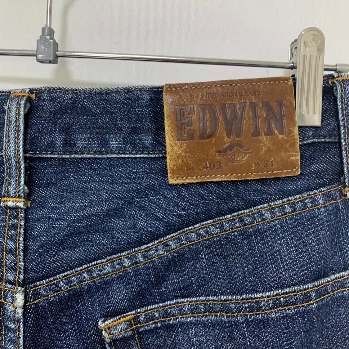 에드윈 데님 청바지 30인치 중청 워싱 팬츠 리바이스맛 빈티지 상품이미지5