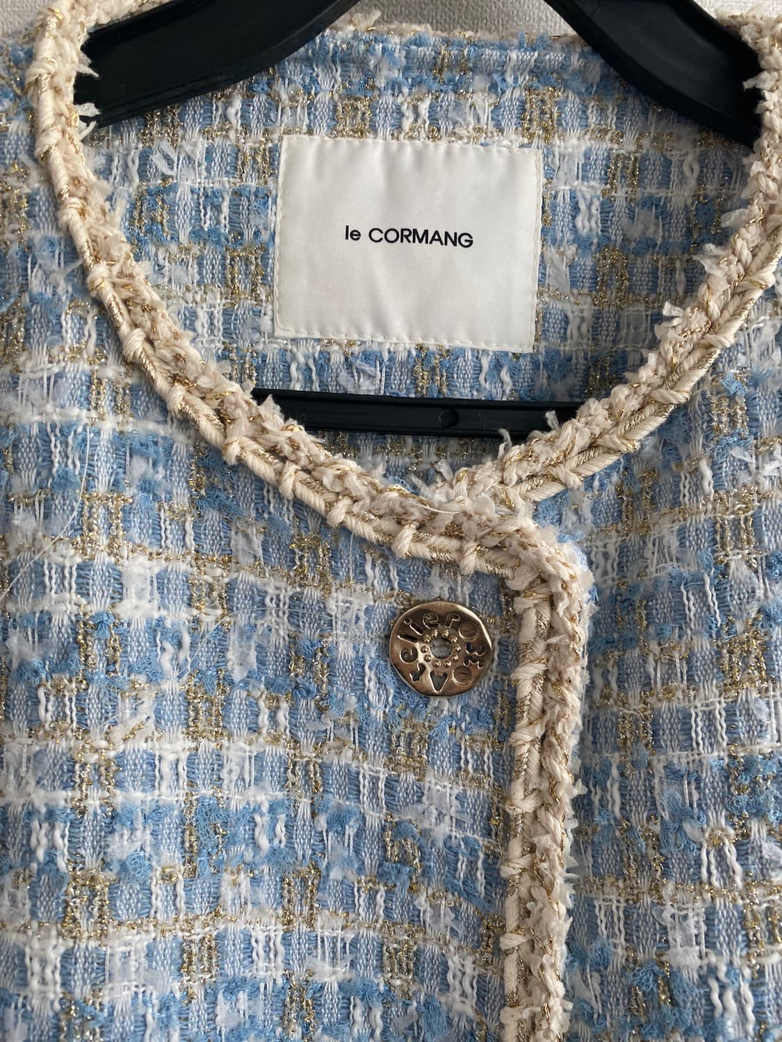 르꼬르망 트위드 자켓 L 상품이미지3