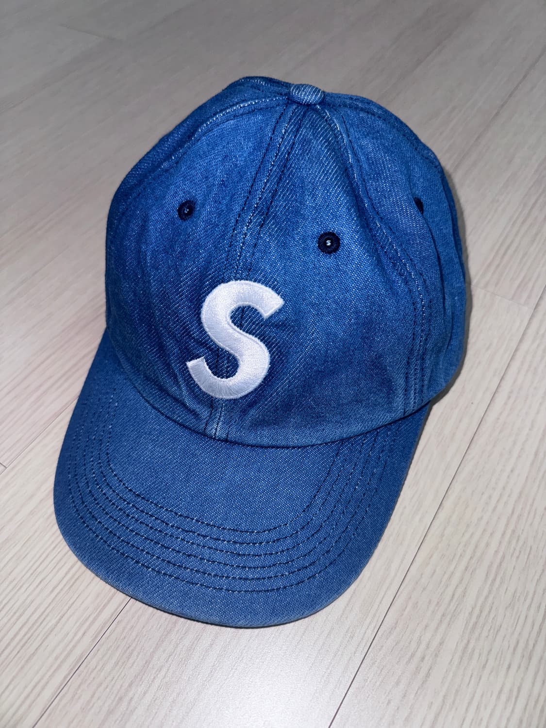 슈프림 피그먼트 S 로고 볼캡 데님  상품이미지1