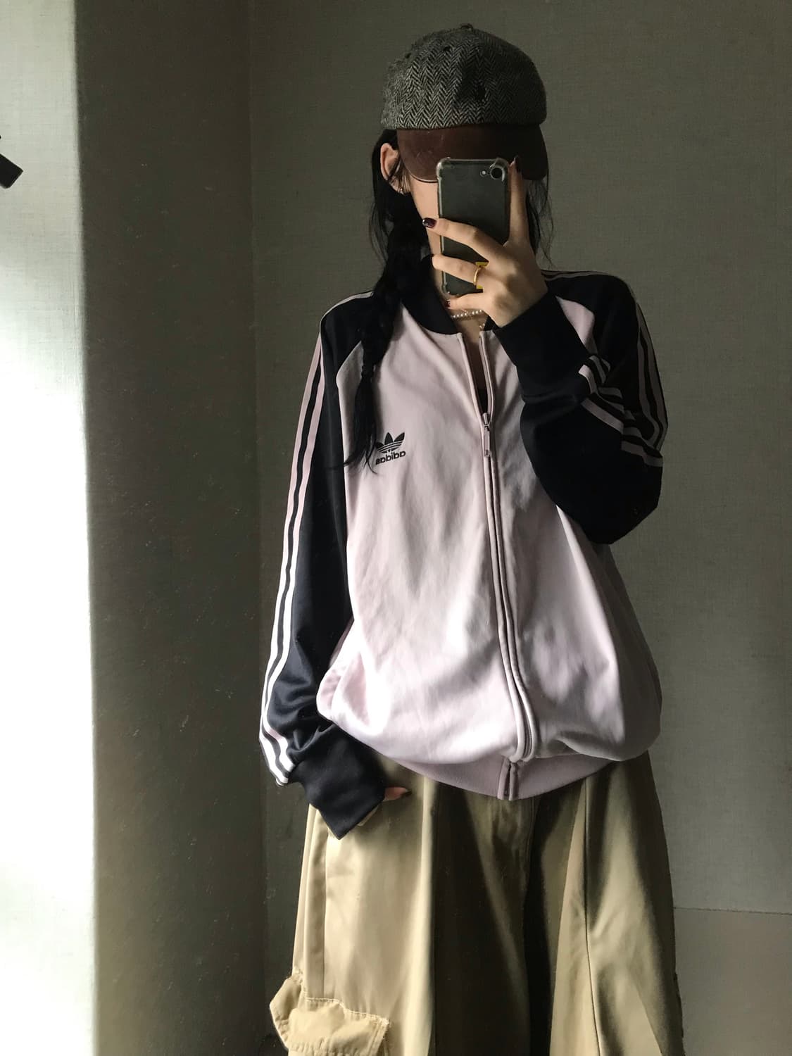 아디다스 뮤트핑크 검핑 나그랑 져지 상품이미지5