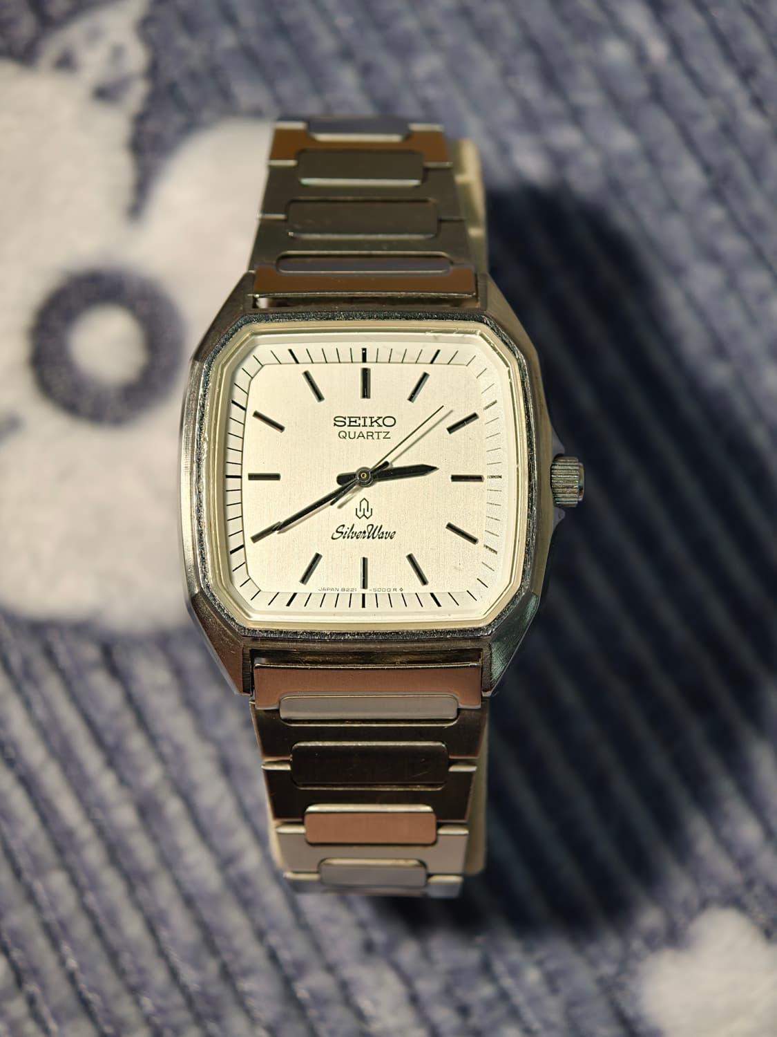 세이코 실버웨이브 스퀘어 8221-5000 빈티지 레어 쿼츠 상품이미지3