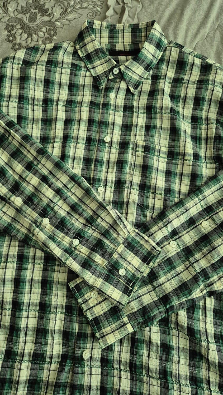 애니타임로릭 아이리스셔츠 그린 M 새상품 상품이미지2