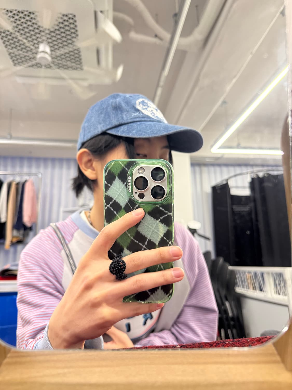 빈티지 구름문양 자수 캡 상품이미지9