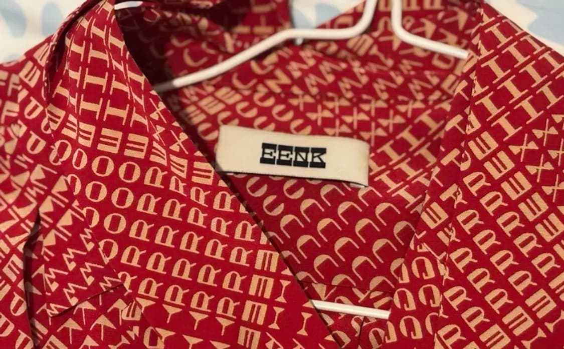 잉크 EENK 체크 패턴 플리츠 맥시 드레스 상품이미지4