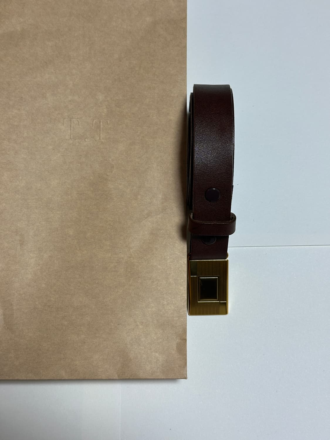 타이가타카하시 Lot.003 히콕 벨트 브라운 상품이미지5