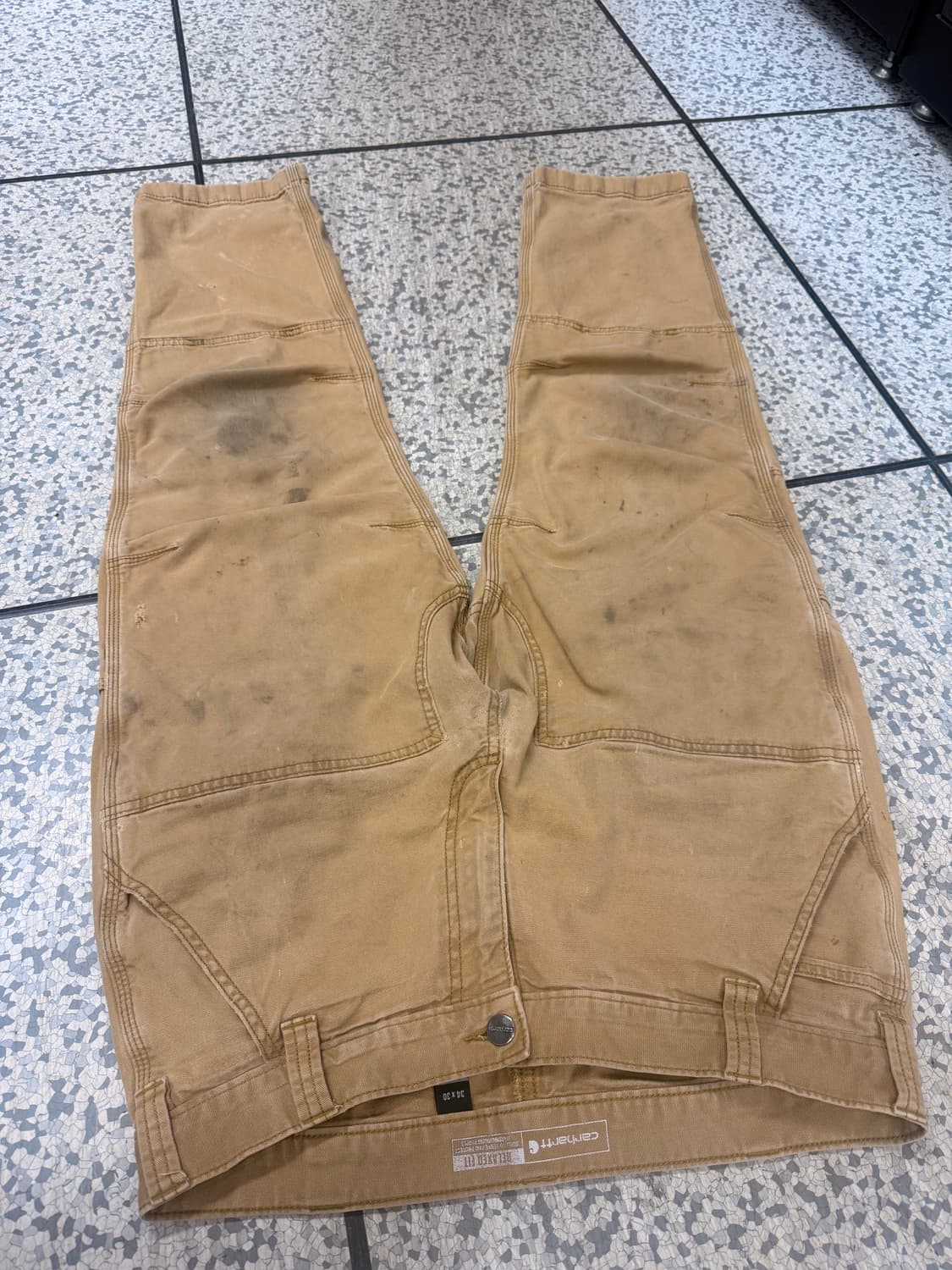 칼하트 빈티지 더블니 34X30  상품이미지5