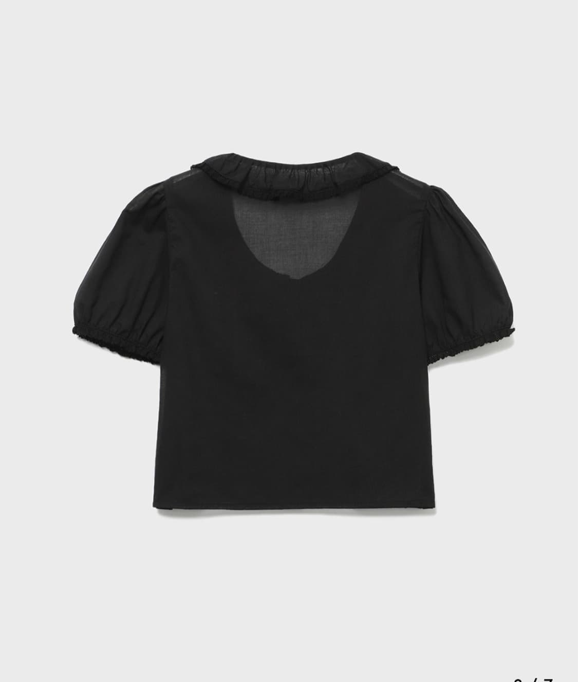 위라라 크레타 크롭 블라우스  상품이미지3