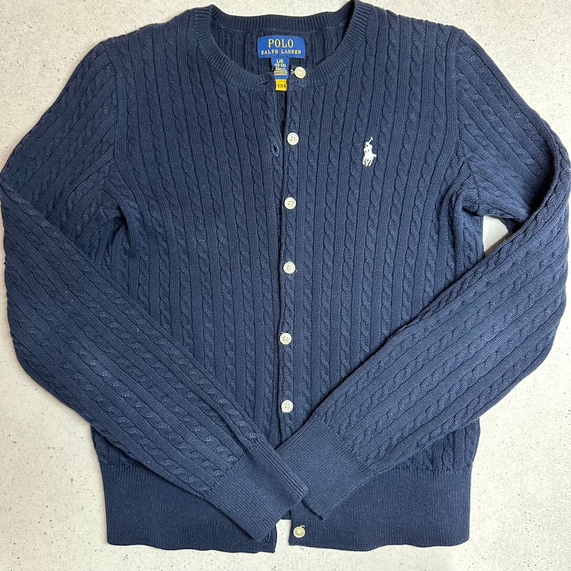 폴로 걸즈 가디건L 상품이미지4