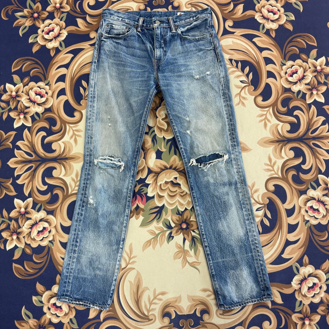 (32)리바이스 Levis 511 워싱 데미지 데님팬츠 상품이미지1