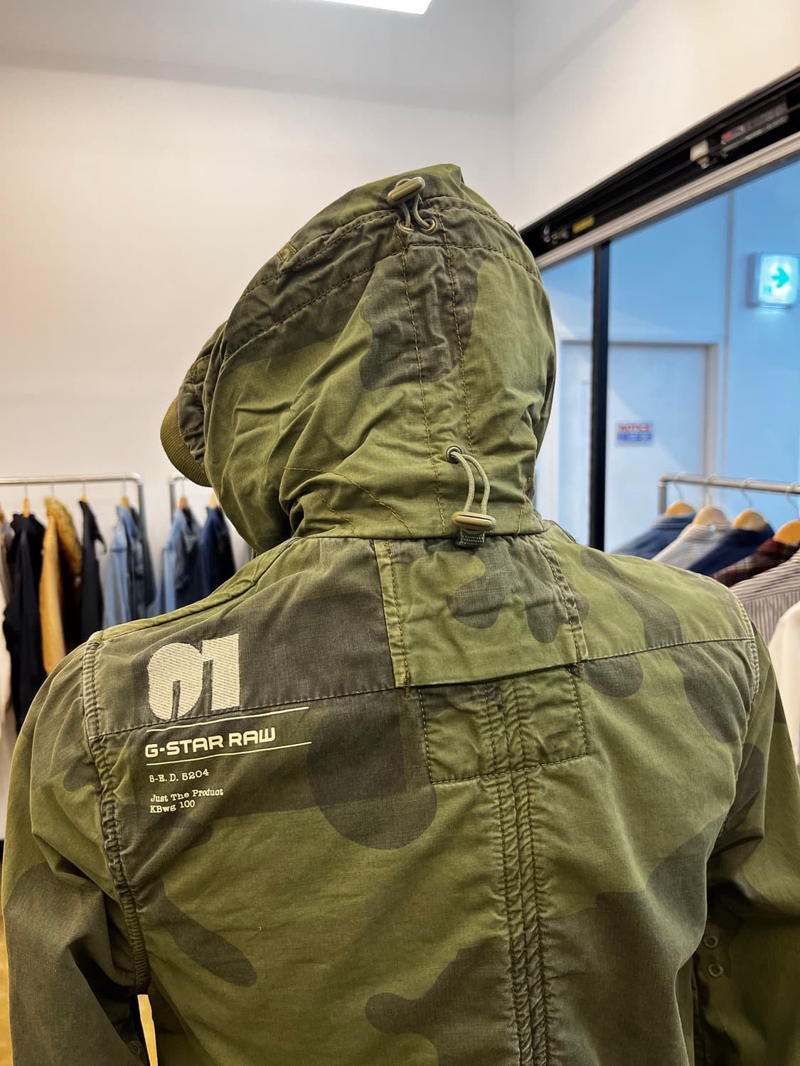 G-Star Raw 카모플라주 후드 파카 상품이미지7