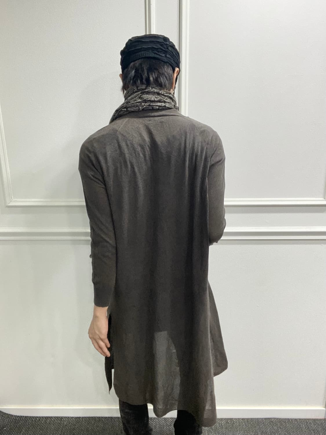 [LANVIN] Minimal Grey Long Cardigan 상품이미지6