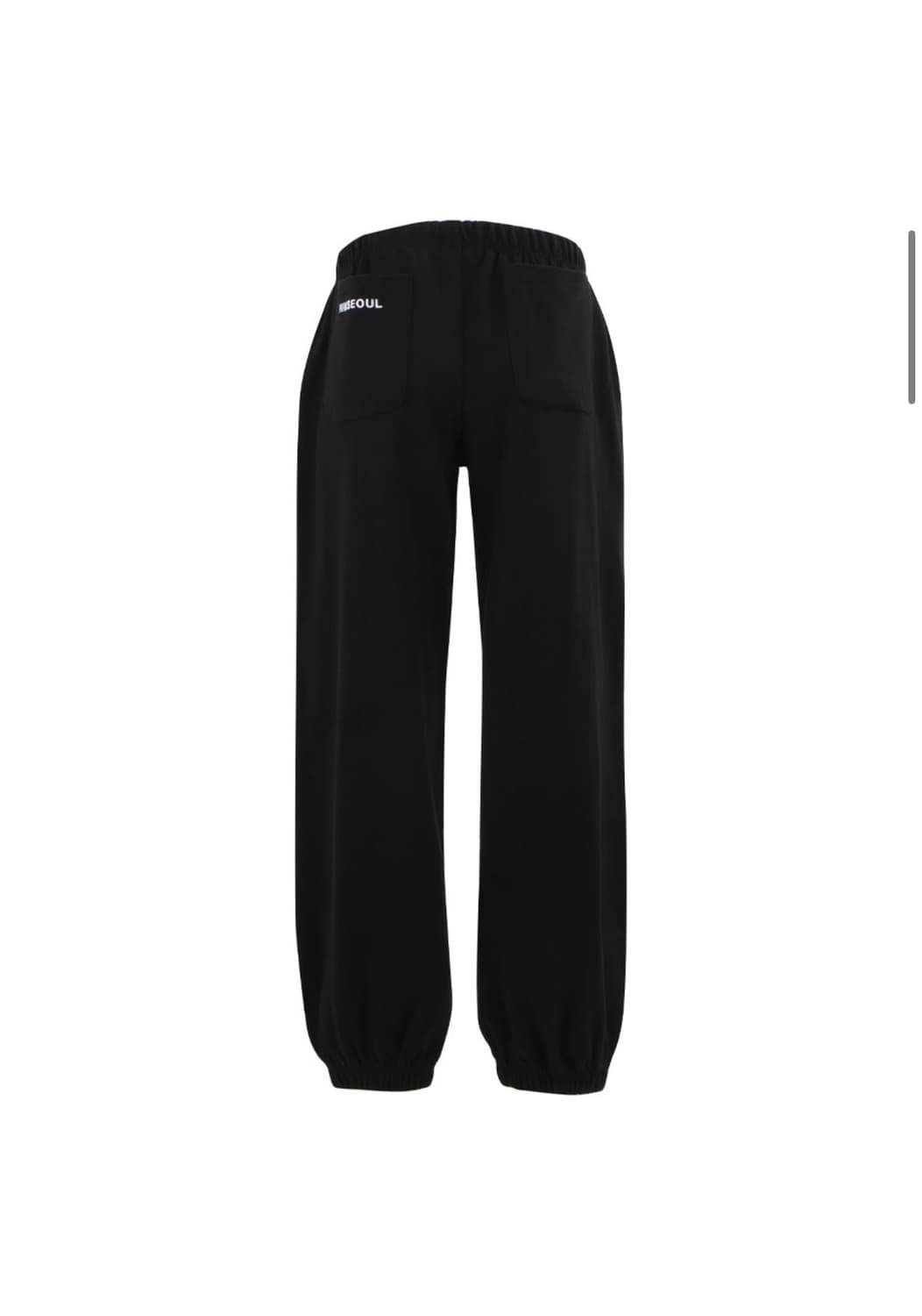 [새상품] KIMSEOUL 킴서울 로고 스웻 조거 팬츠 블랙 1사이즈 상품이미지1