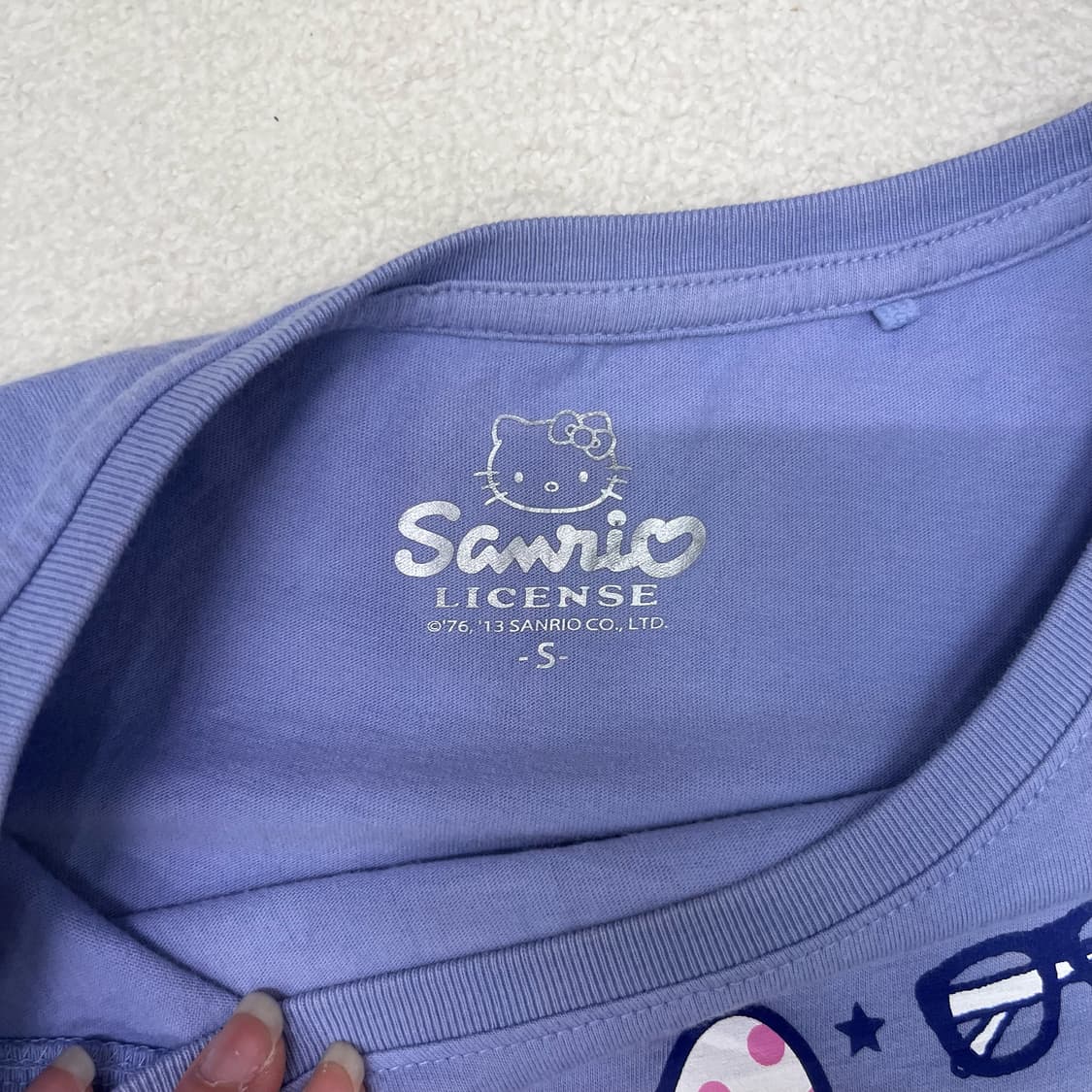 Hello kitty milky purple T-shirts 상품이미지6
