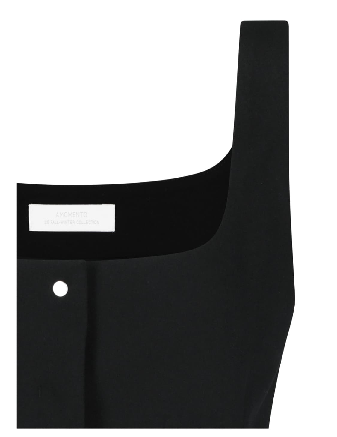 AMOMENTO WOOL SNAP BUTTON DOWN VEST 상품이미지4