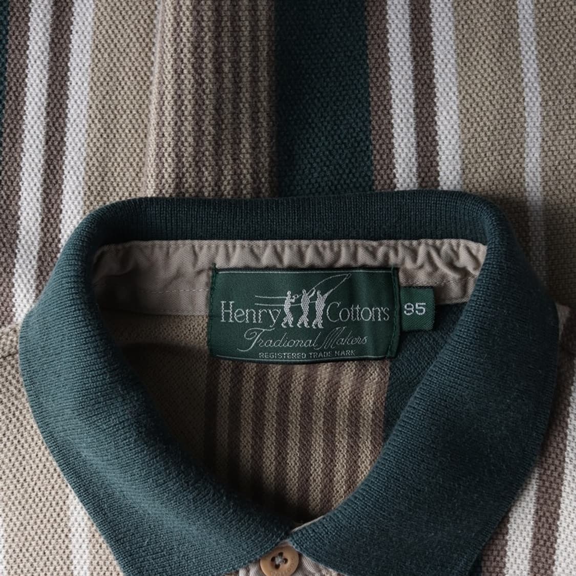 헨리코튼 스트라이프 롱슬리브 카라티 M 상품이미지5