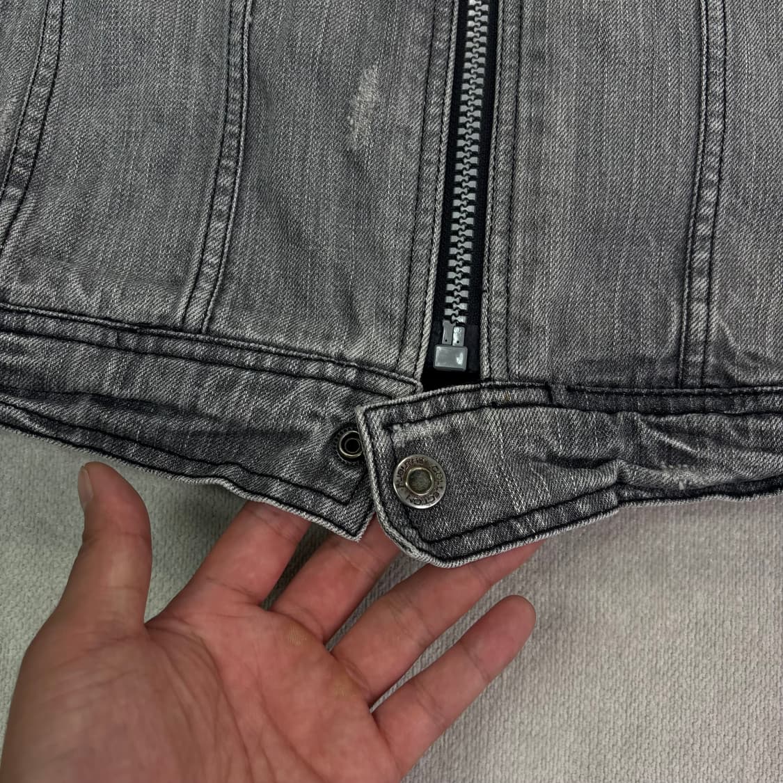 100 FUBU 후부 레이싱 데님 자켓 상품이미지4