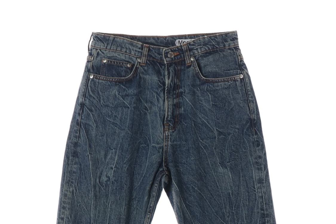 모드나인 주름 워싱 스트레이트 데님 30 상품이미지3