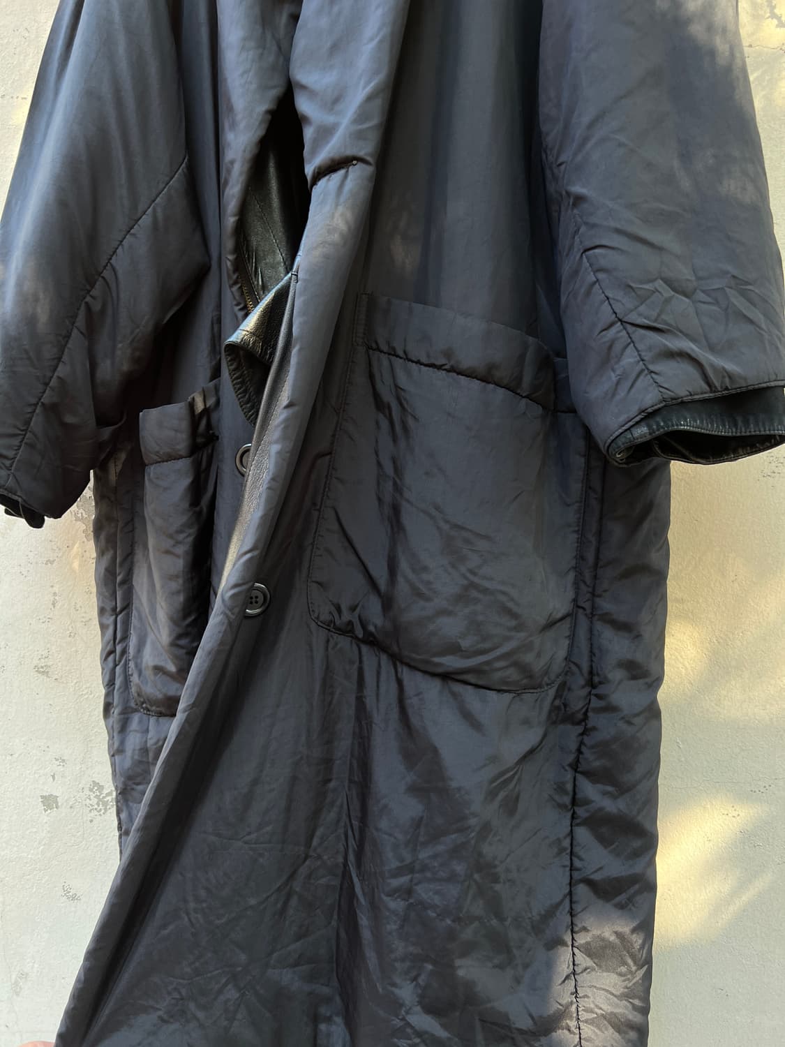 80s 이세이미야케 아카이브 리버시블 레더코트 상품이미지7