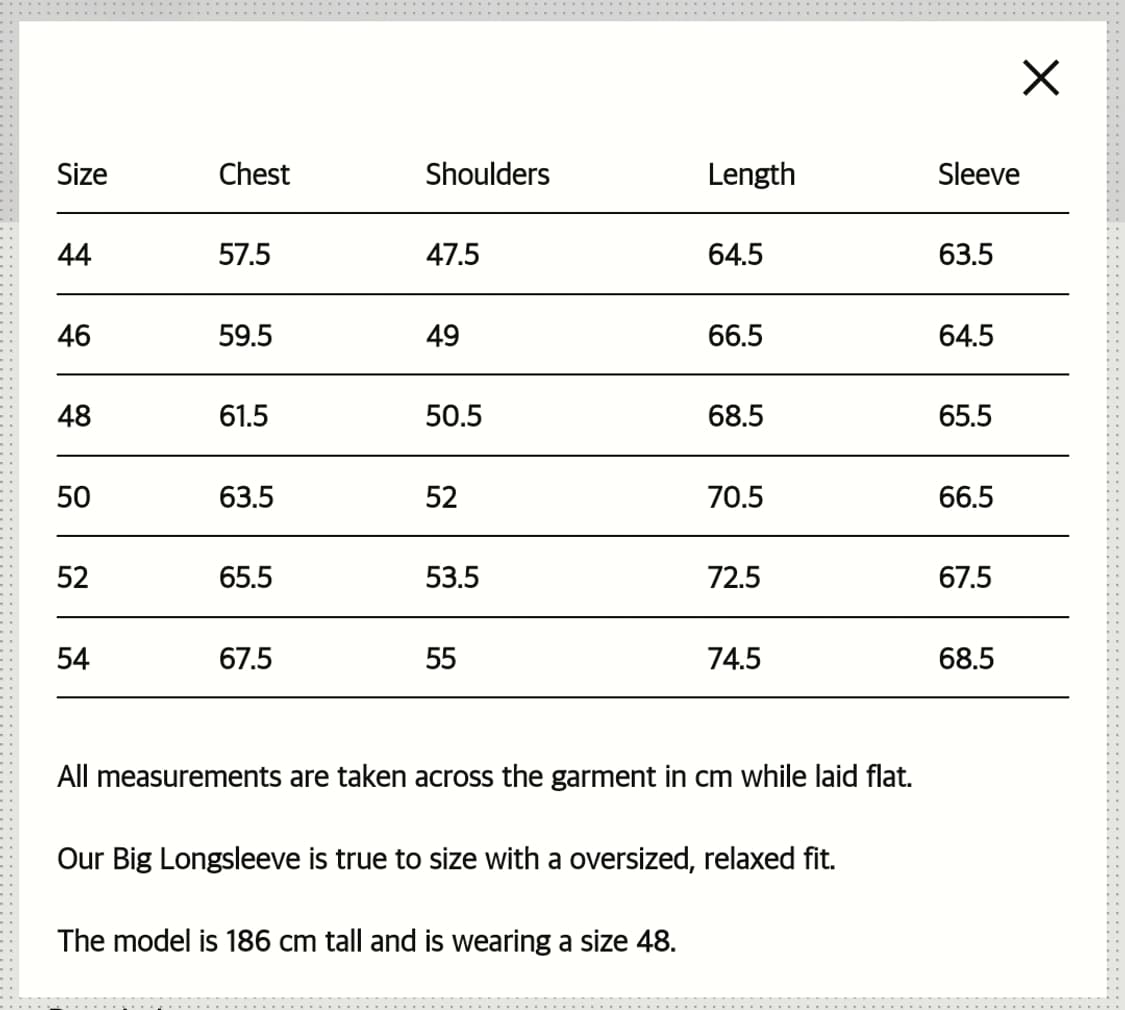 [46] 아워레가시 앤티크 코팅 밴드 저지 빅 롱슬리브 상품이미지6
