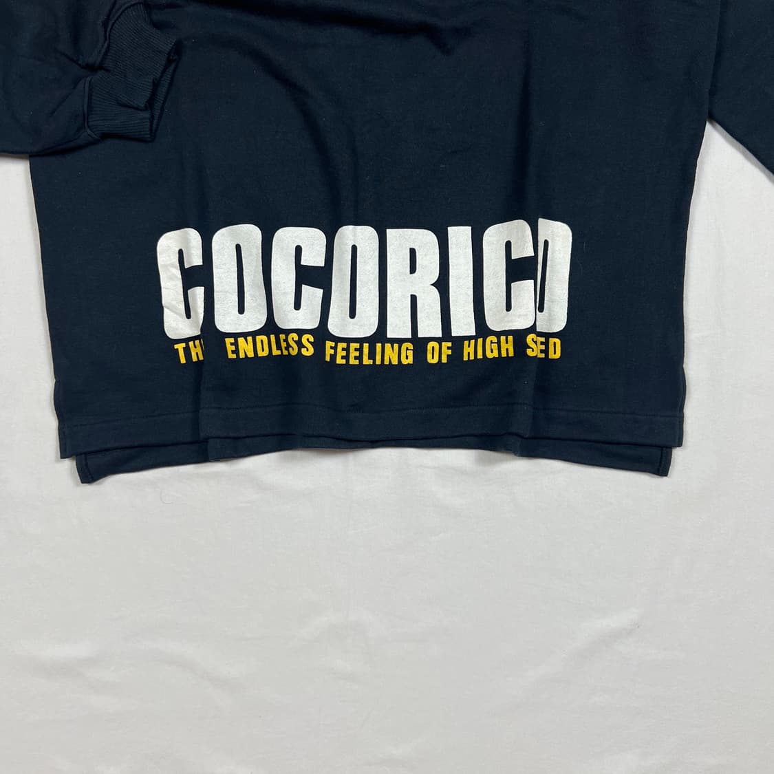 90‘s 엘레쎄 cocorico 프린트 맨투맨 티셔츠 상품이미지4