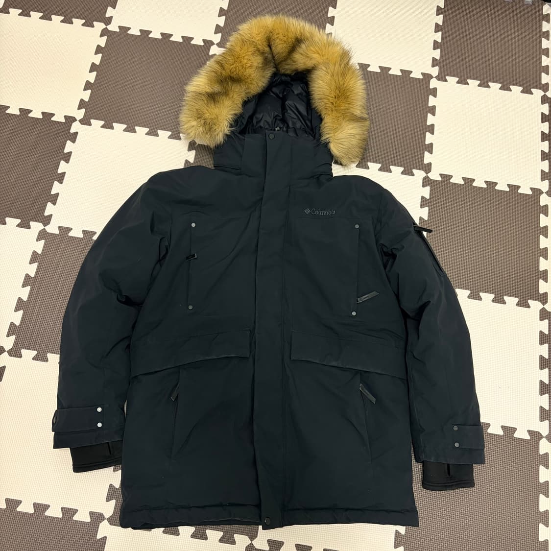 컬럼비아 터보다운 구스다운 패딩 자켓 다크네이비 xxl 상품이미지1