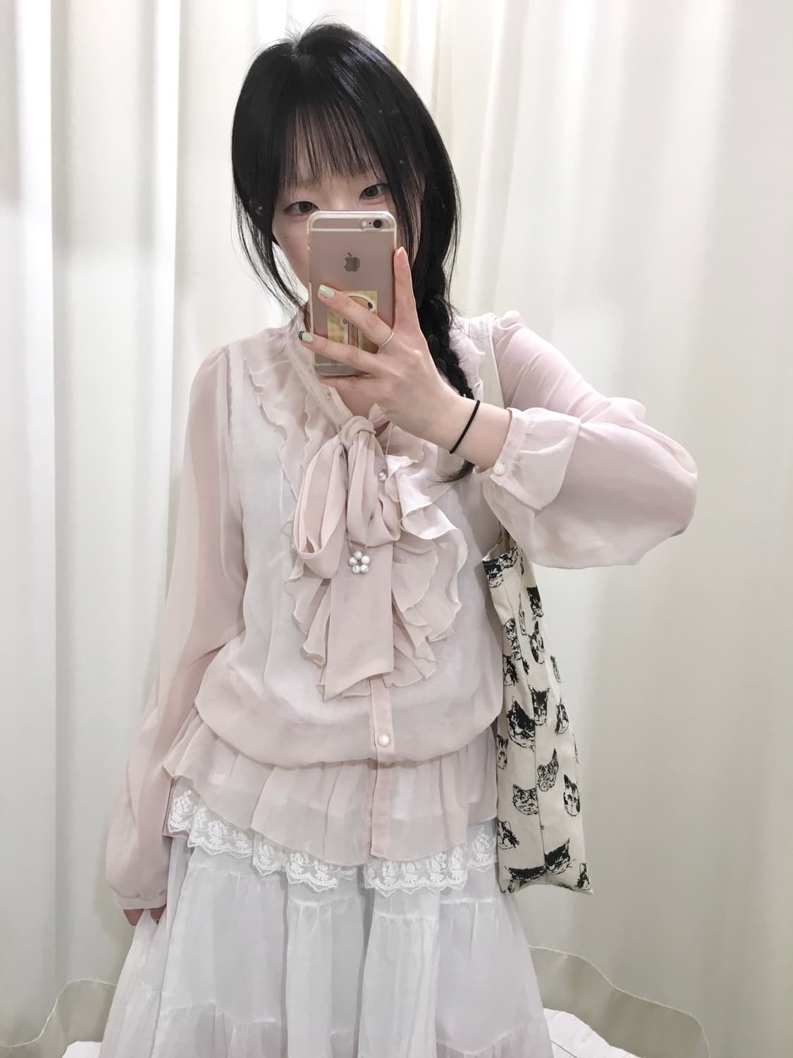 ruffle lace blouse 상품이미지5
