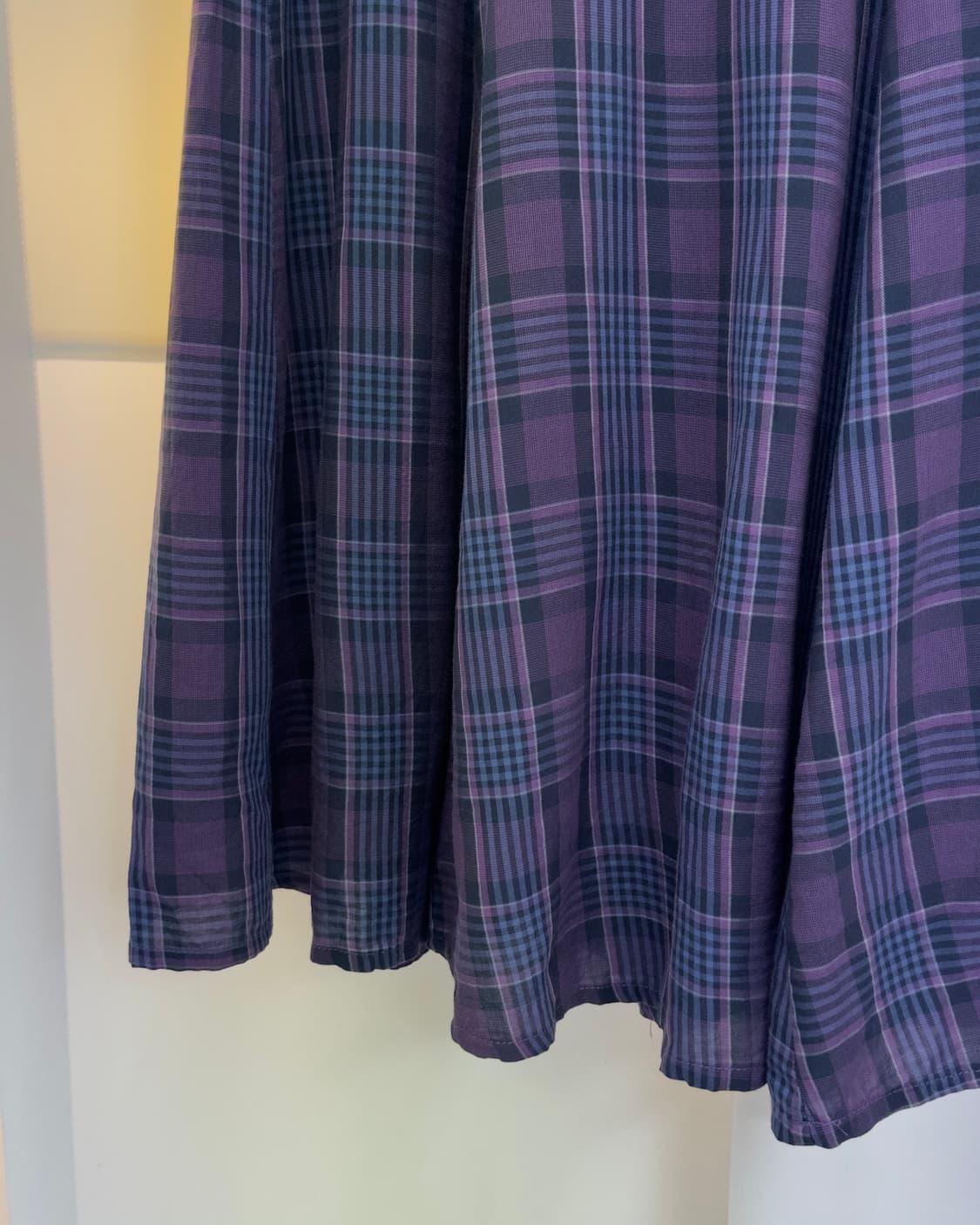 [LUGNONCURE] check long skirt 상품이미지3