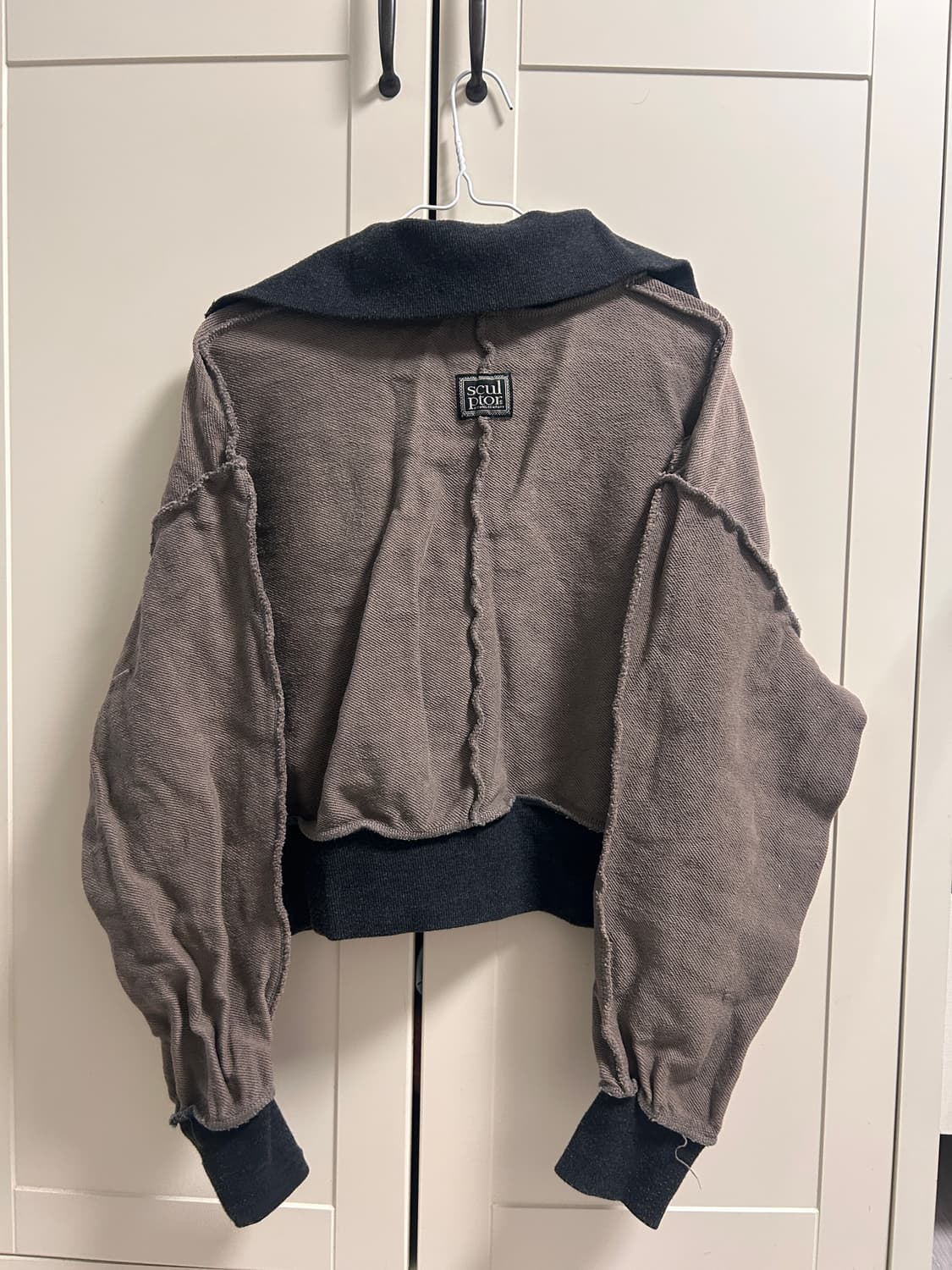 스컬프터 크롭 후드집업 여성 프리사이즈 free 상품이미지5