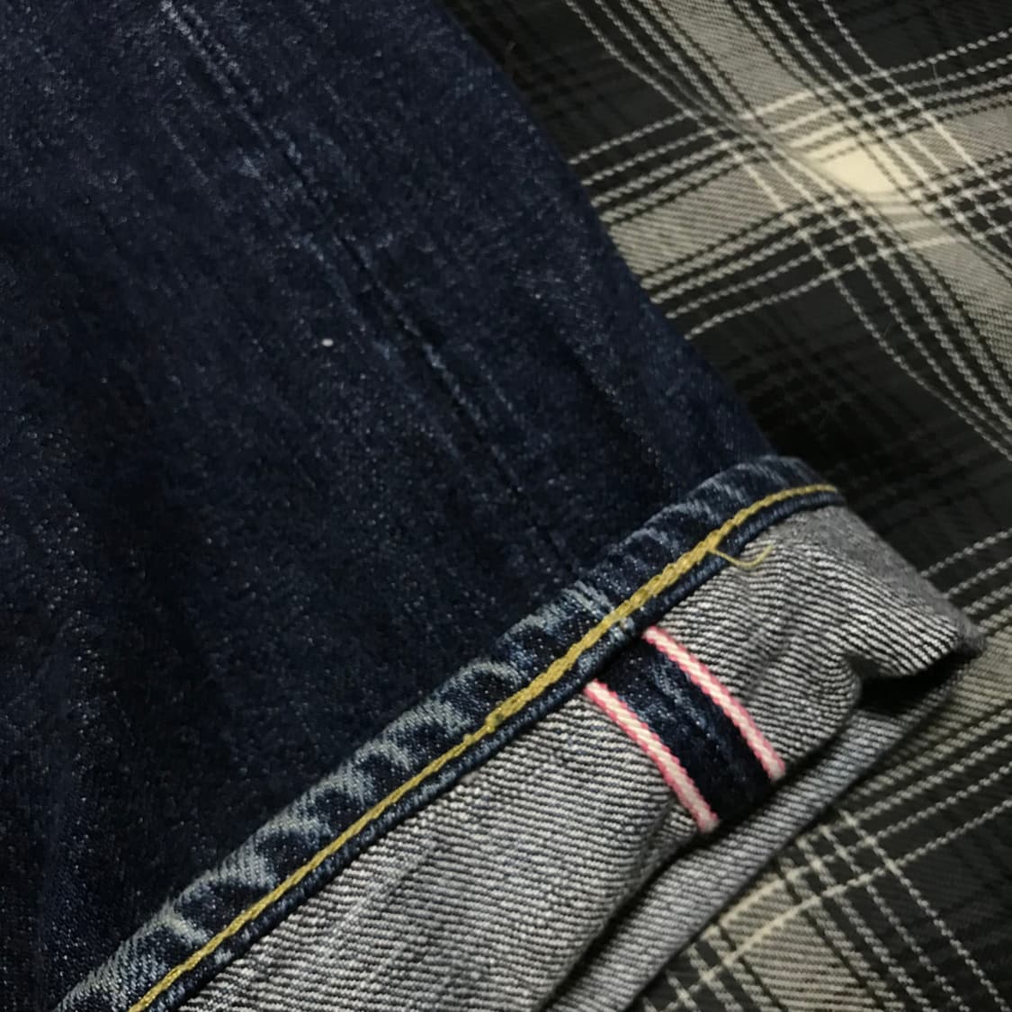 재팬 momotaro 핑크 셀비지 데님 슬림 스트레이트 30 상품이미지4