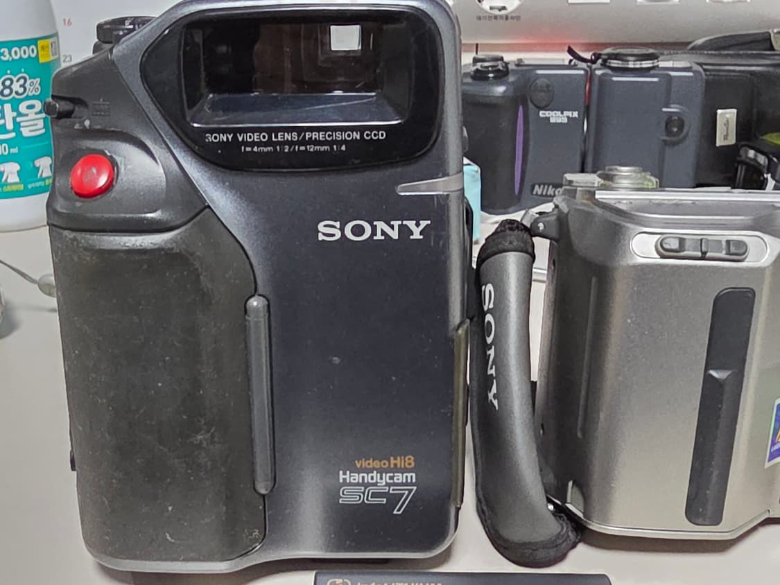 노테스트 빈티지 소니 캠코더 2점 상품이미지1