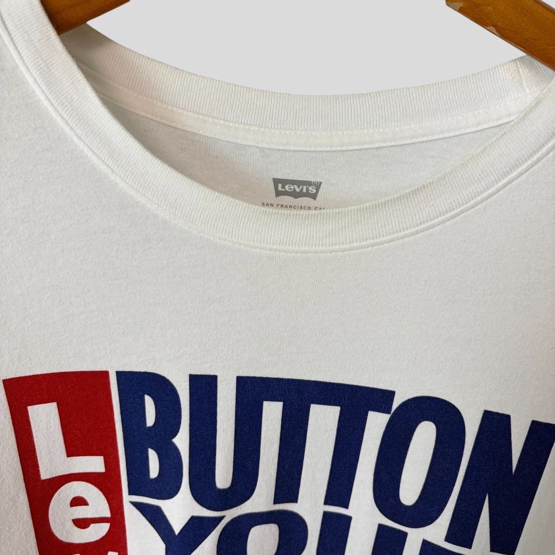 (L)리바이스 501 Button Your Fly 반팔티셔츠 상품이미지3
