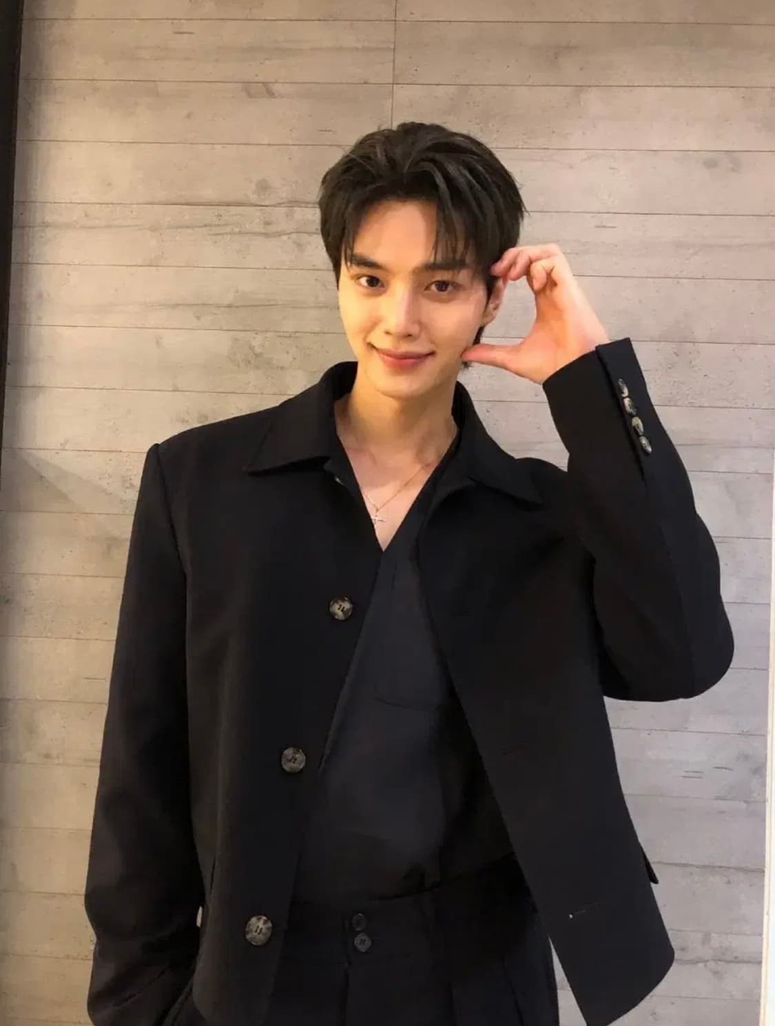 [XL] 렉토 울 블렌드 숏 자켓 다크네이비 상품이미지1