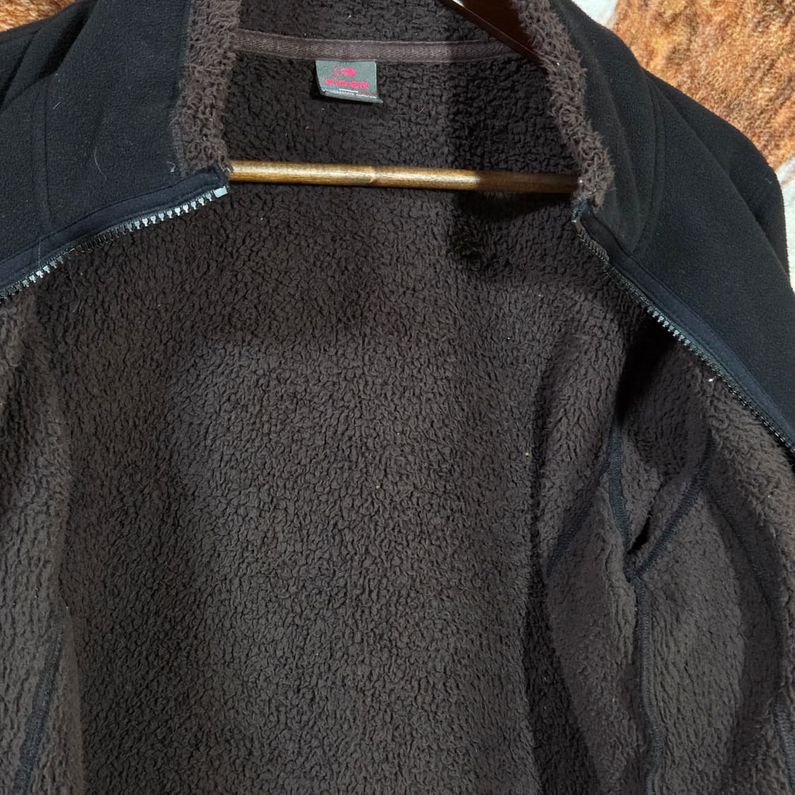 아이더 블랙 후리스 집업 상품이미지8