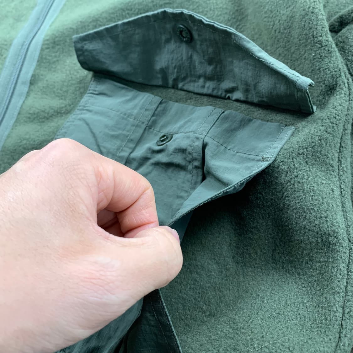 힐리먼트 아머 가드 플리스 집업 카키 상품이미지4