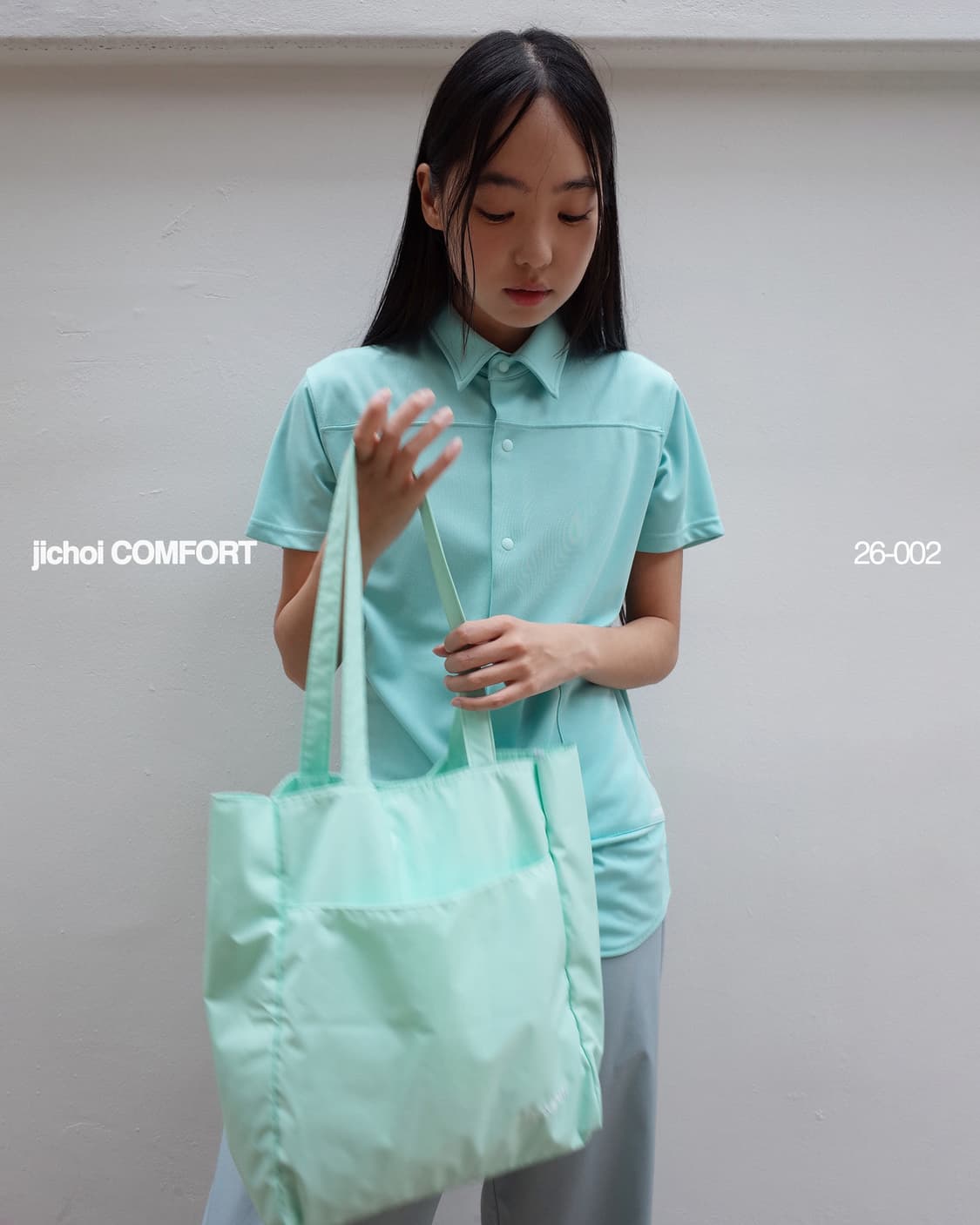 지초이컴포트 26-002 SHOULDER BAG (MINT) 상품이미지1