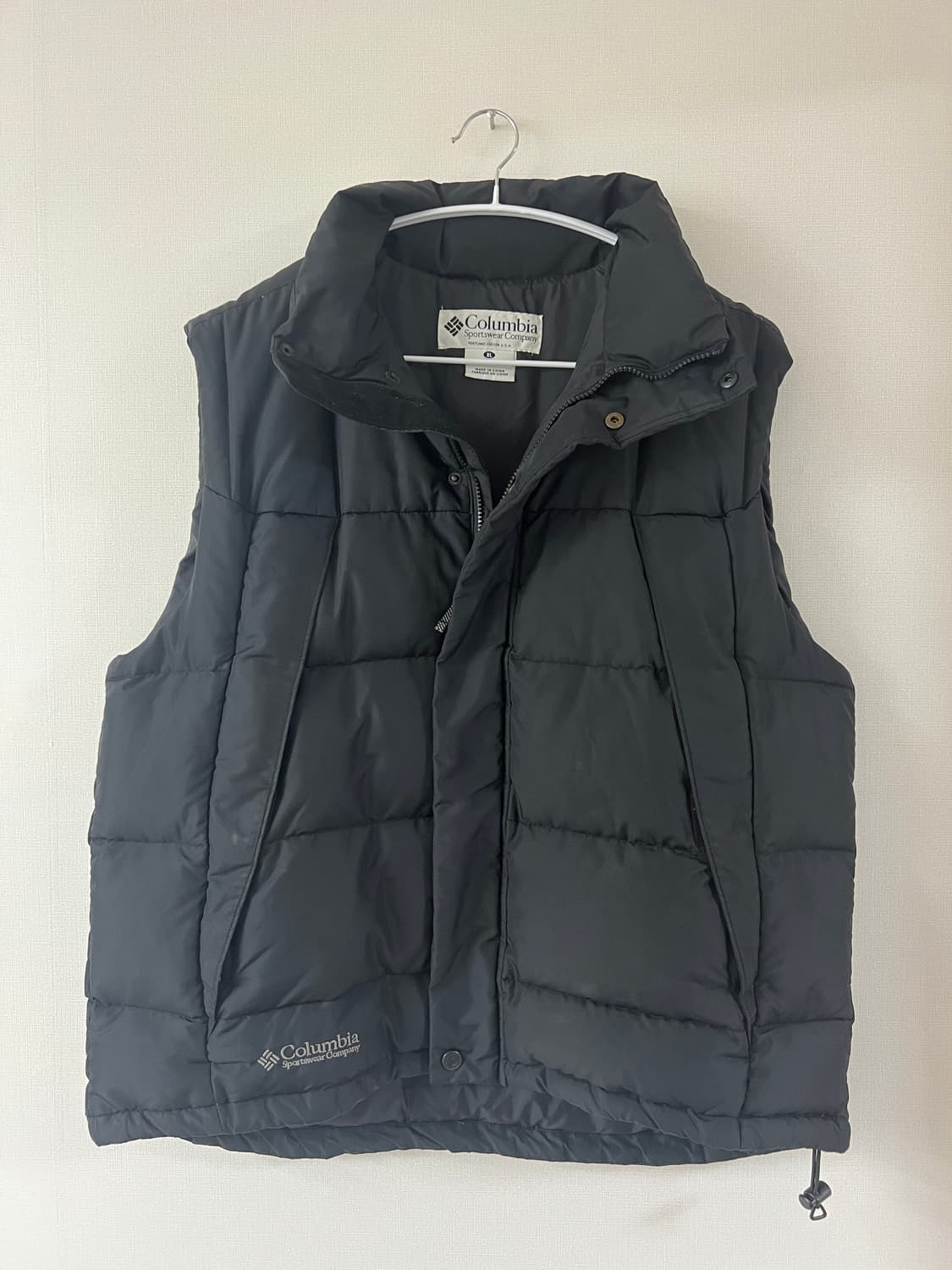 컬럼비아 남성 패딩 조끼 XL 블랙 상품이미지3