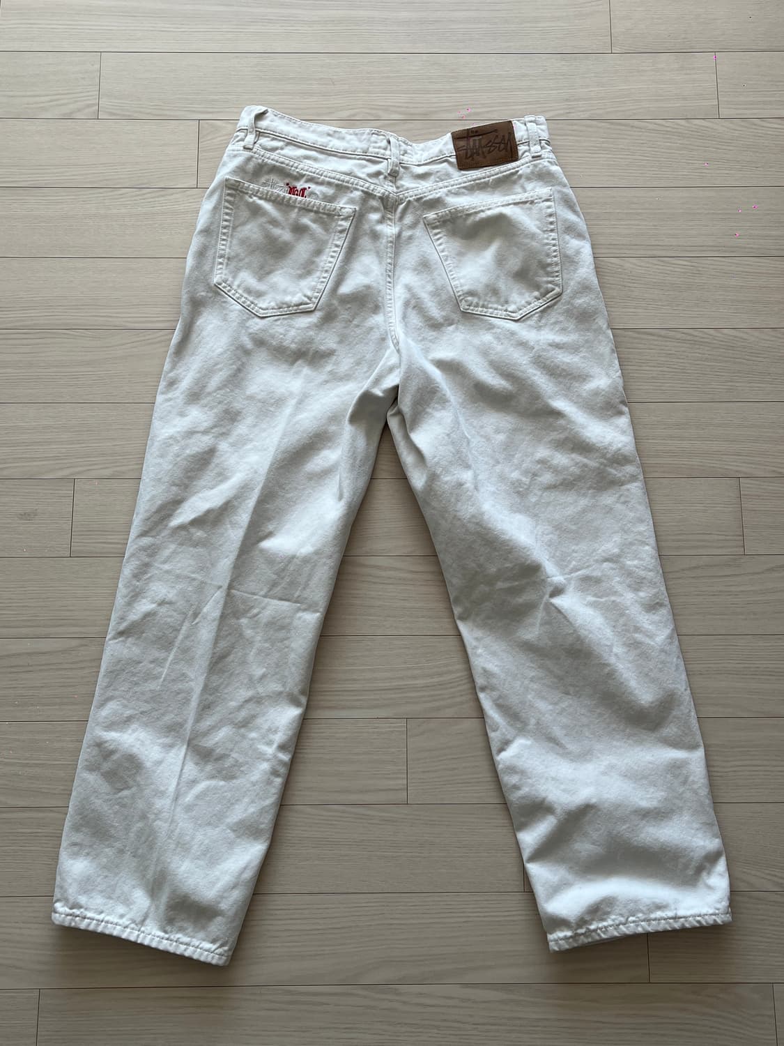 stussy 스투시 빅올진 Big Ol’ 화이트 데님 30 상품이미지2