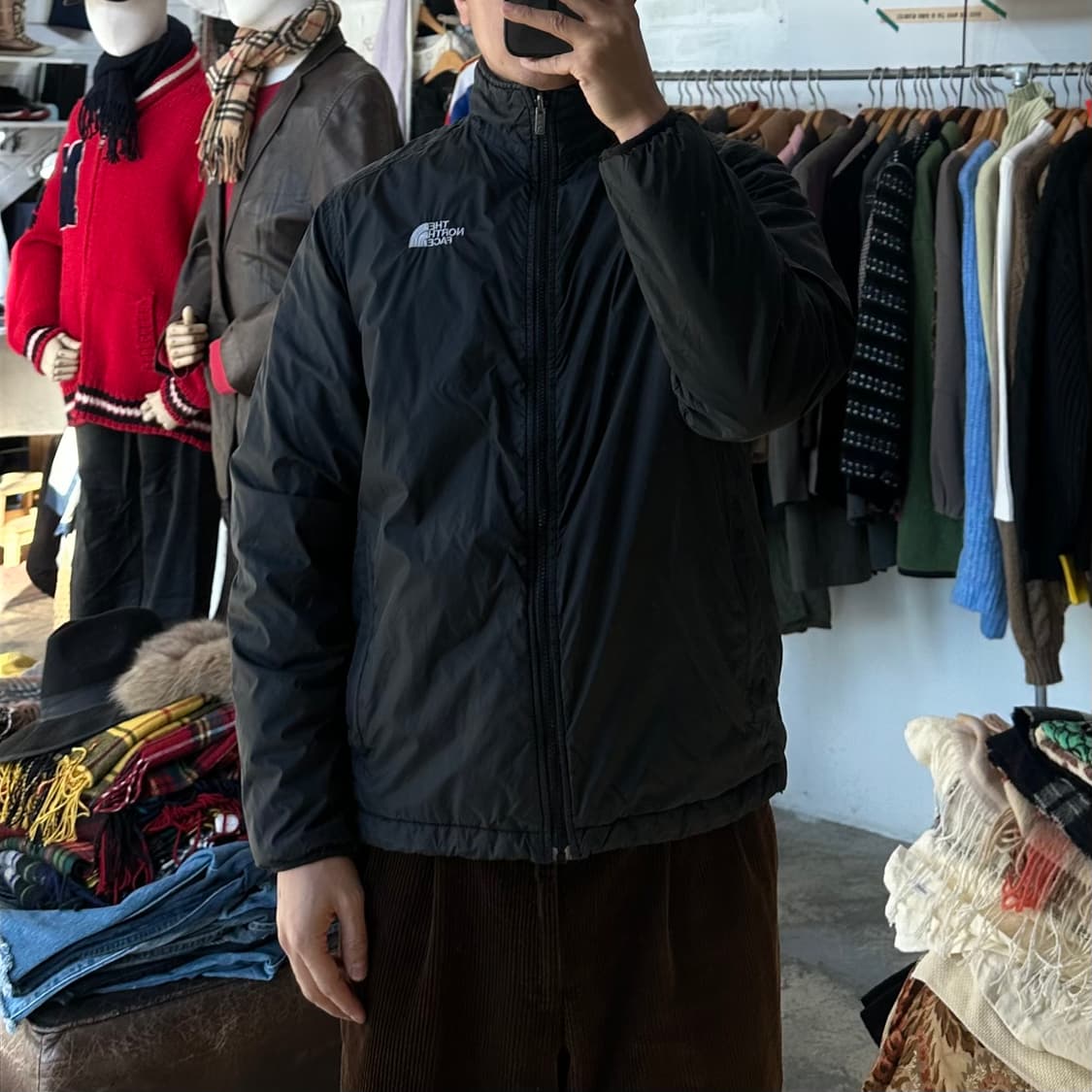 (착용컷) 노스페이스 아웃도어 자켓 (남성용 98) 상품이미지3