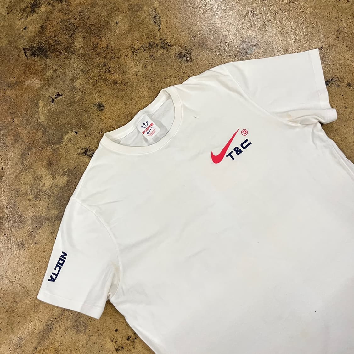 [정품/L] 나이키 녹타 T&C 반팔 티셔츠 화이트 b15 상품이미지1