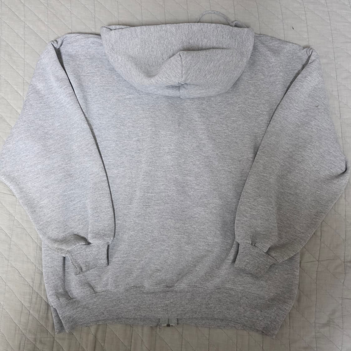 [XL] 90s 빈티지 러셀 애슬레틱 후드집업 그레이 ver. 스테인 상품이미지5